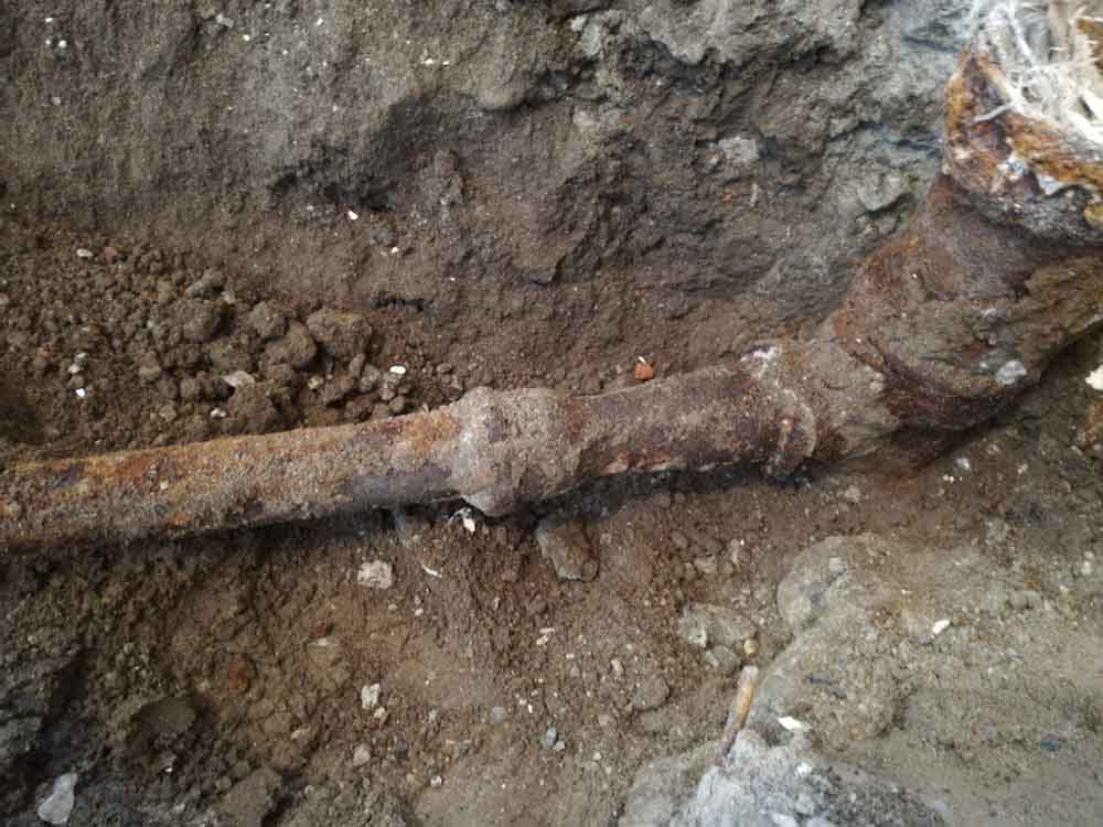 collapsed sewer line