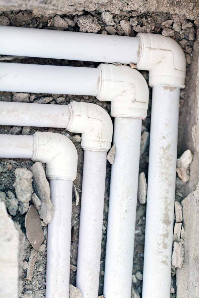 white water pipes on the ground Oro Valley, AZ