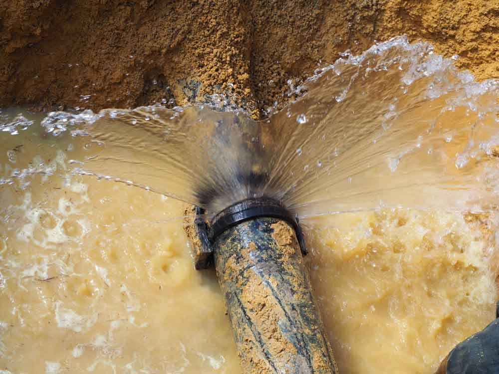 water dripping from an exposed water pipe Tortolita, AZ